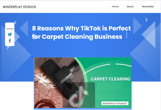 8 Reasons Why TikTok is Perfect for Carpet Cleaning Business