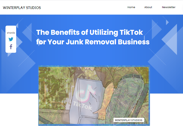 The Benefits of Utilizing TikTok for Your Junk Removal Business