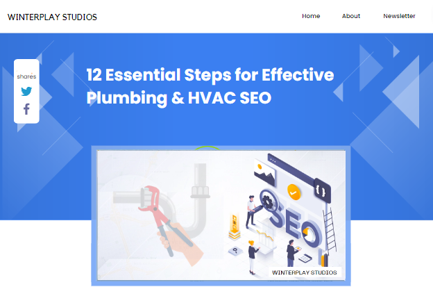 effective plumbing and HVAC SEO